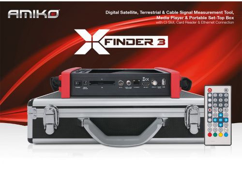 Amiko XFinder 3 with carry case